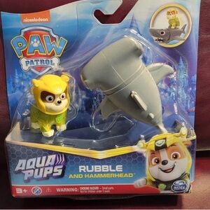 Paw Patrol Aqua Pups Rubble with Gray Hammerhead